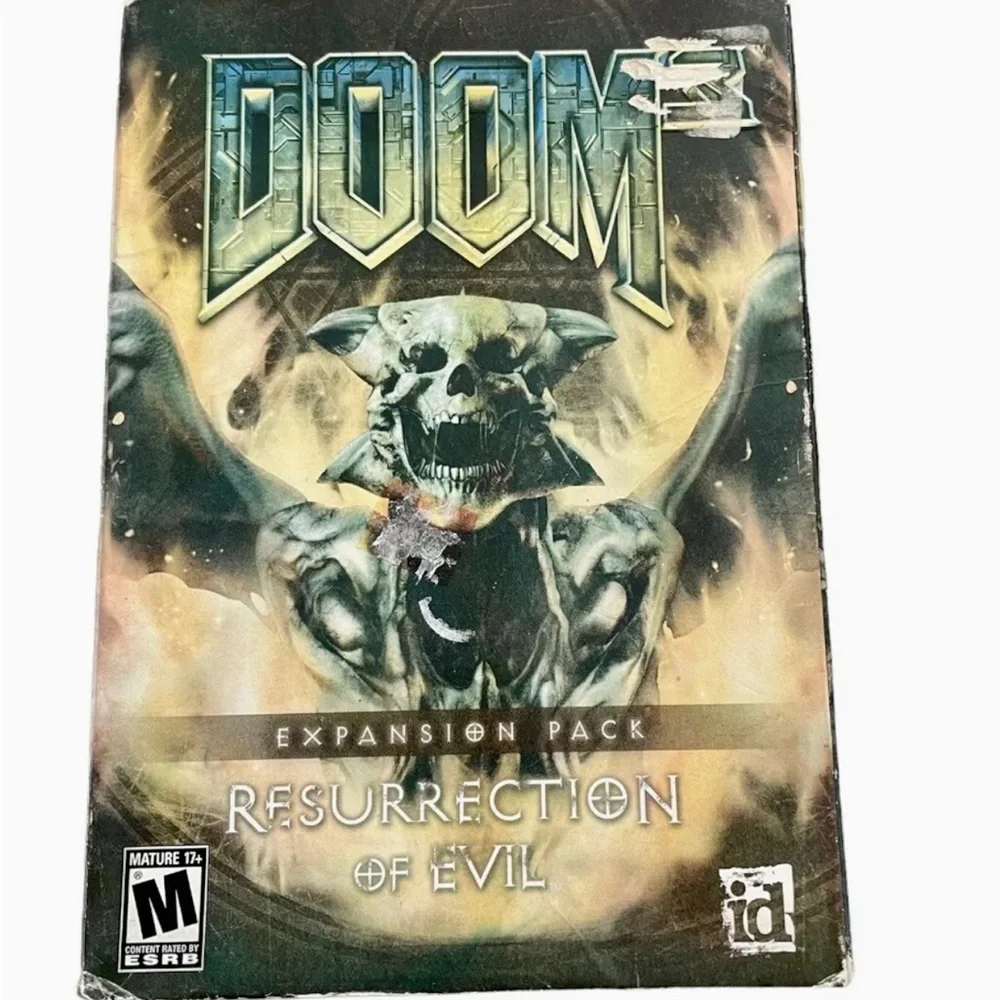 Doom 3 Resurrection of Evil (PC 2005) US Version expansion pack. New Game Sealed